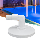 Skimmer Vacuum Plate with 90 ° Elbow Plastic Pool Vacuum Plate Replacement for Hayward - Extra Image