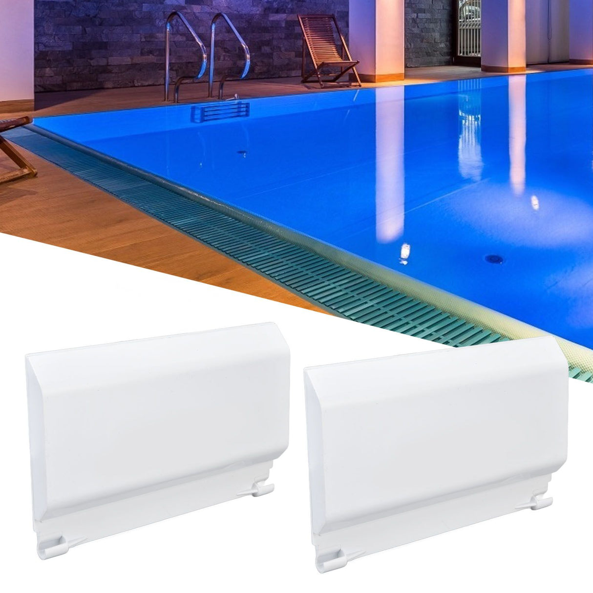 2Pcs Skimmer Door Weir Flap High Reliability Easy to Install Pool Skimmer Flapper Door for Swimming Pool