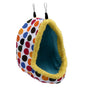 Pet Hamster Cave Bed Soft Comfortable Foldable Portable Thick Warm Easy Cleaning Small Animal House
