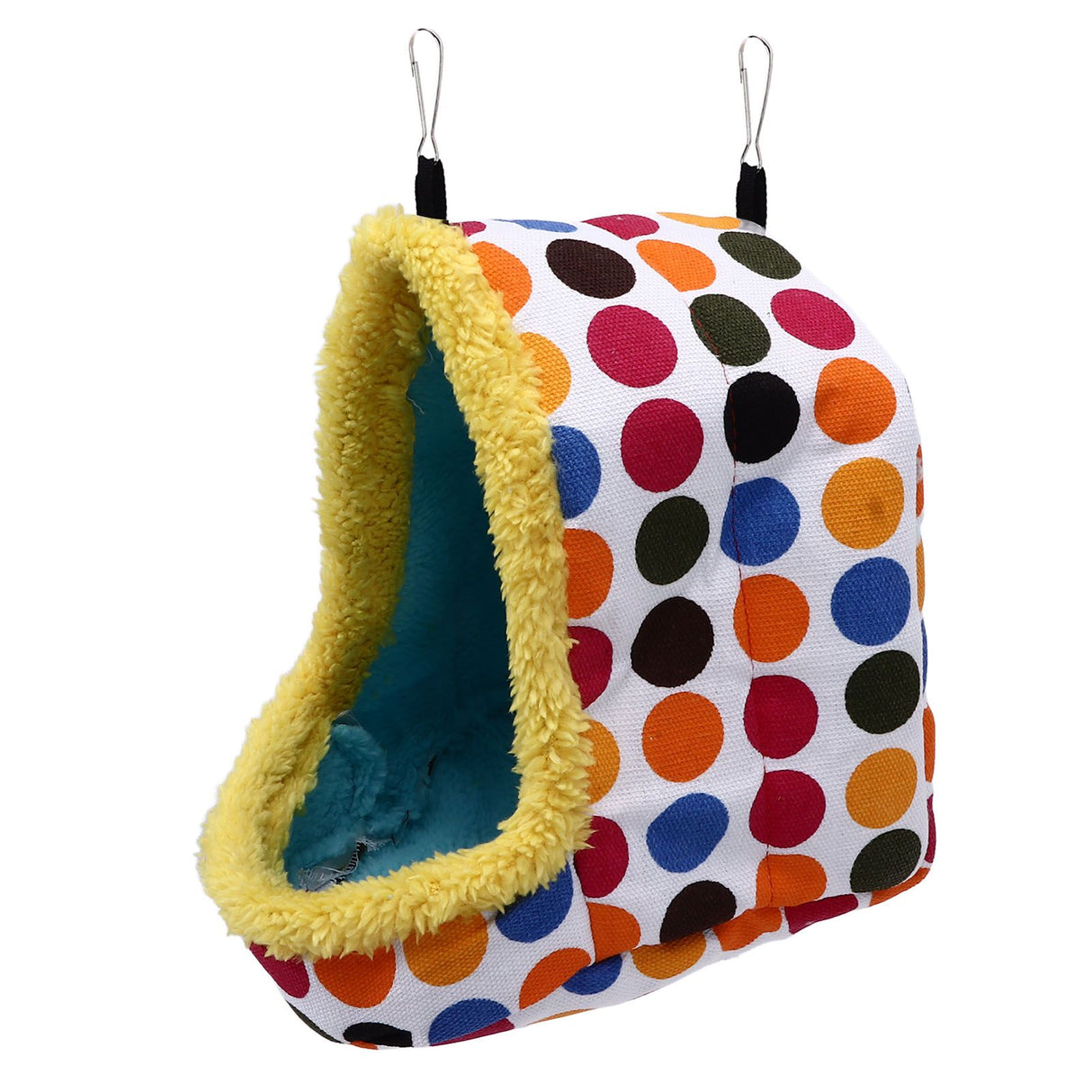 Pet Hamster Cave Bed Soft Comfortable Foldable Portable Thick Warm Easy Cleaning Small Animal House