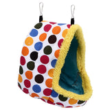 Pet Hamster Cave Bed Soft Comfortable Foldable Portable Thick Warm Easy Cleaning Small Animal House