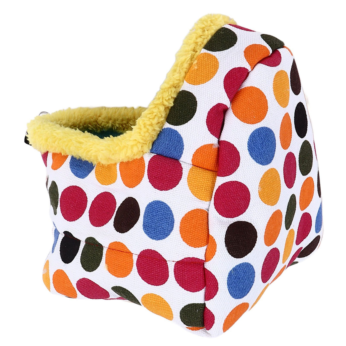 Pet Hamster Cave Bed Soft Comfortable Foldable Portable Thick Warm Easy Cleaning Small Animal House