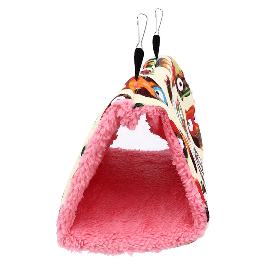 Pet Parrot Hammock Bird Nest Triangular Tent Warm and Comfortable Triangle Bird Cage Nest