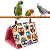Pet Parrot Hammock Bird Nest Triangular Tent Warm and Comfortable Triangle Bird Cage Nest