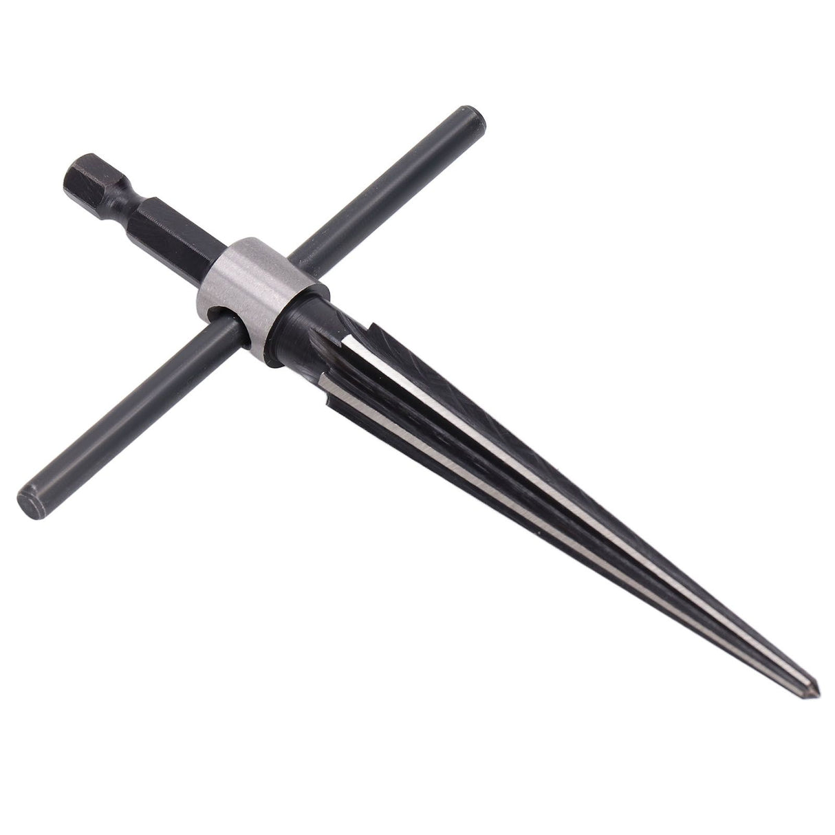 Reamer T Shape Handle Fine Workmanship High Hardness High Speed Steel Tapered ReamerHex Handle Taper Reamer 3‑13mm