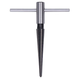 Reamer T Shape Handle Fine Workmanship High Hardness High Speed Steel Tapered ReamerTaper Reamer with Round Handle 5-16mm - Front View