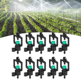10pcs Watering Drippers 4mm Stable Plastic Irrigation Sprinkler Nozzles with Accessories for Gardening Agriculture - Extra Image