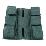 Hanging Garden Double Sided Planter Grow Bags Breathable with 6 Pockets for Garden Fence Home Balcony Decoration