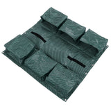 Hanging Garden Double Sided Planter Grow Bags Breathable with 6 Pockets for Garden Fence Home Balcony Decoration
