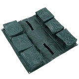 Hanging Garden Double Sided Planter Grow Bags Breathable with 6 Pockets for Garden Fence Home Balcony Decoration