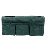 Hanging Garden Double Sided Planter Grow Bags Breathable with 6 Pockets for Garden Fence Home Balcony Decoration - Close-Up Angle