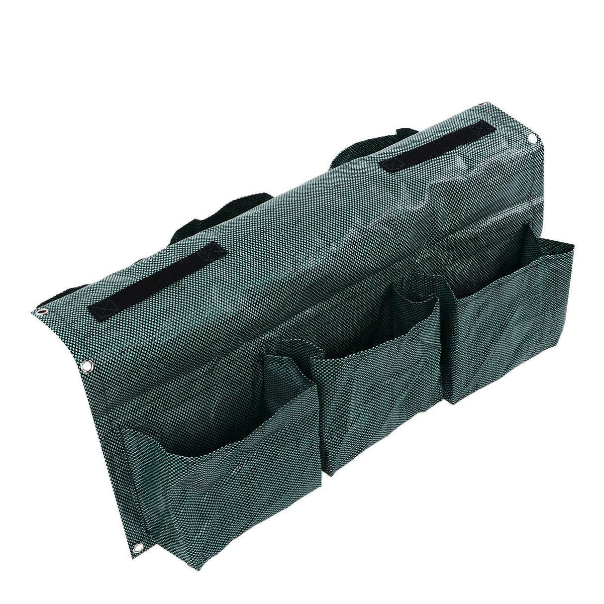 Hanging Garden Double Sided Planter Grow Bags Breathable with 6 Pockets for Garden Fence Home Balcony Decoration