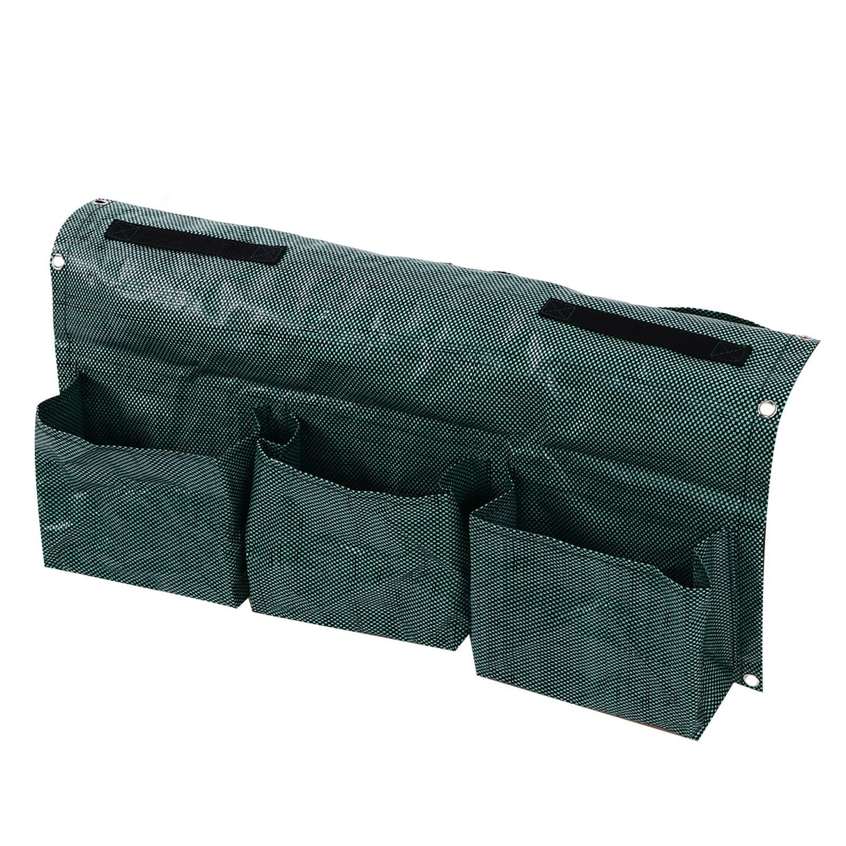 Hanging Garden Double Sided Planter Grow Bags Breathable with 6 Pockets for Garden Fence Home Balcony Decoration