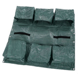 Hanging Garden Double Sided Planter Grow Bags Breathable with 6 Pockets for Garden Fence Home Balcony Decoration