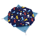 Pet Double Layer Warm Hammock Safe Warm Foldable Hanging Pet Sleeping Bag for Small Pets Hamster - 45-Degree Angle