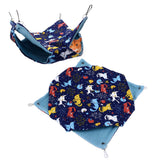 Pet Double Layer Warm Hammock Safe Warm Foldable Hanging Pet Sleeping Bag for Small Pets Hamster - Extra Image