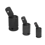3PCS Universal Joint Socket Adapter 1/2 1/4 3/8 Drive Impact Adapter Socket Extension Adapter