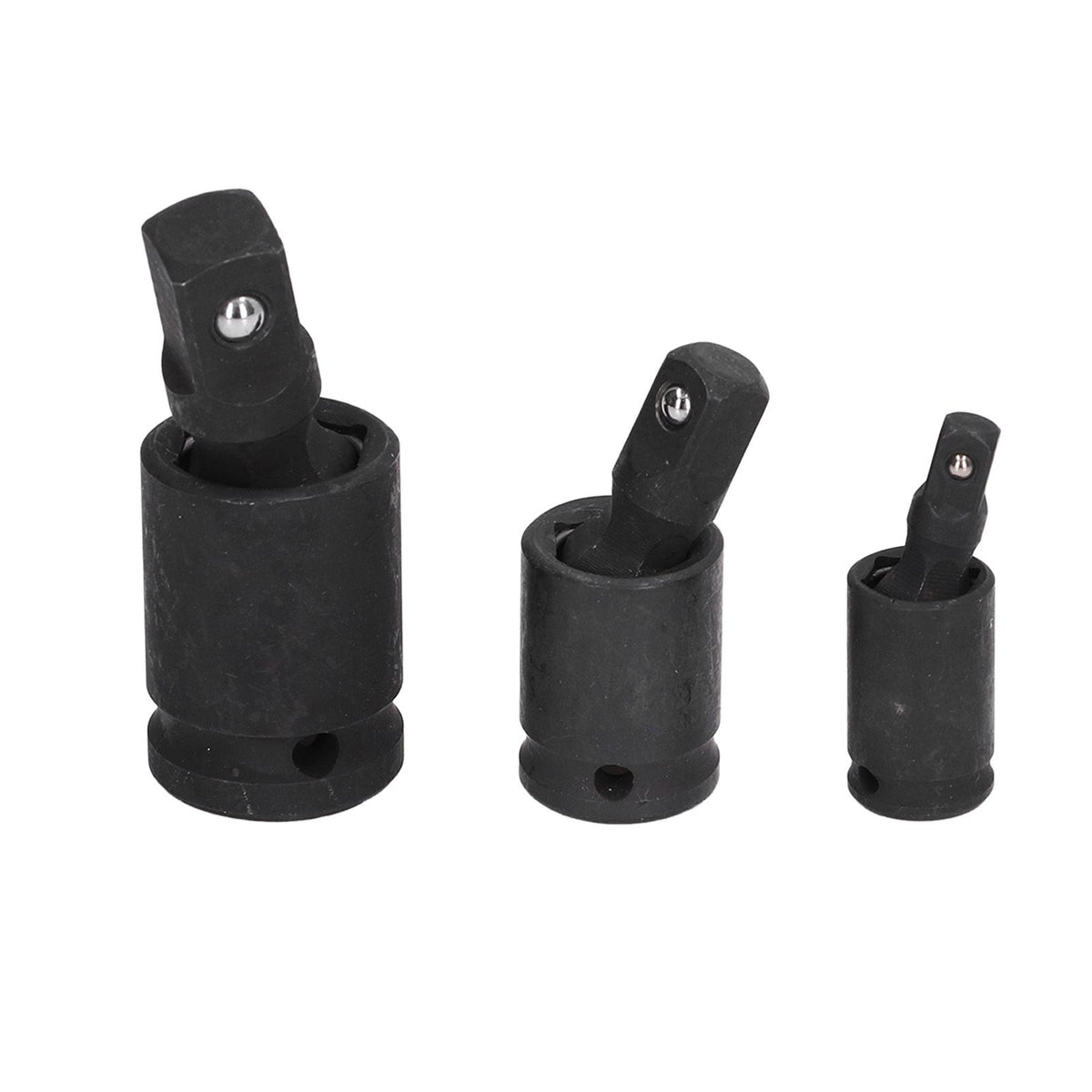 3PCS Universal Joint Socket Adapter 1/2 1/4 3/8 Drive Impact Adapter Socket Extension Adapter