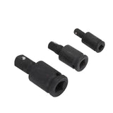 3PCS Universal Joint Socket Adapter 1/2 1/4 3/8 Drive Impact Adapter Socket Extension Adapter