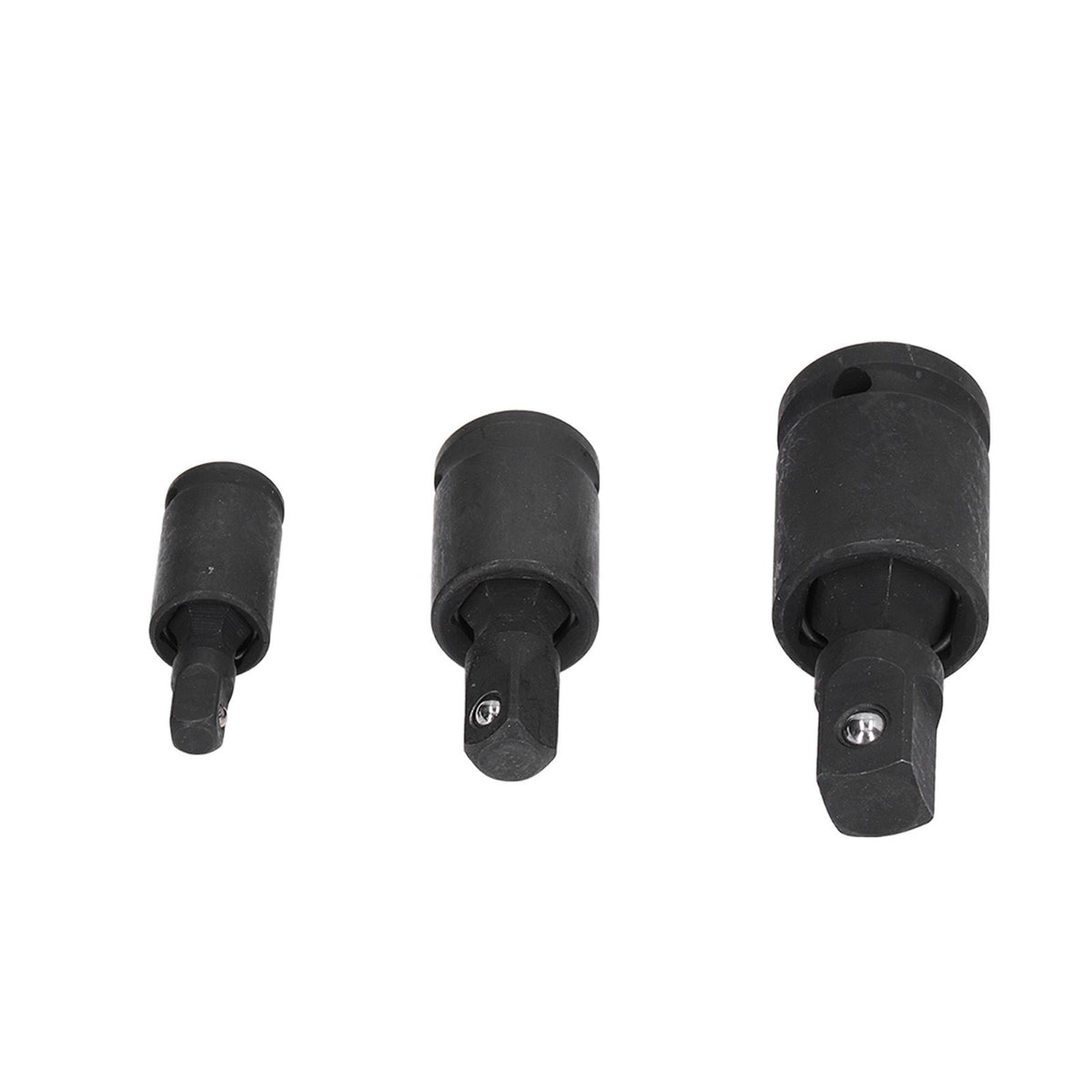 3PCS Universal Joint Socket Adapter 1/2 1/4 3/8 Drive Impact Adapter Socket Extension Adapter