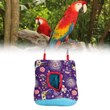 Warm Bird Hammock Plush Soft Foldable Round Bird Hanging Nest for Parrots Parakeet - Extra Image