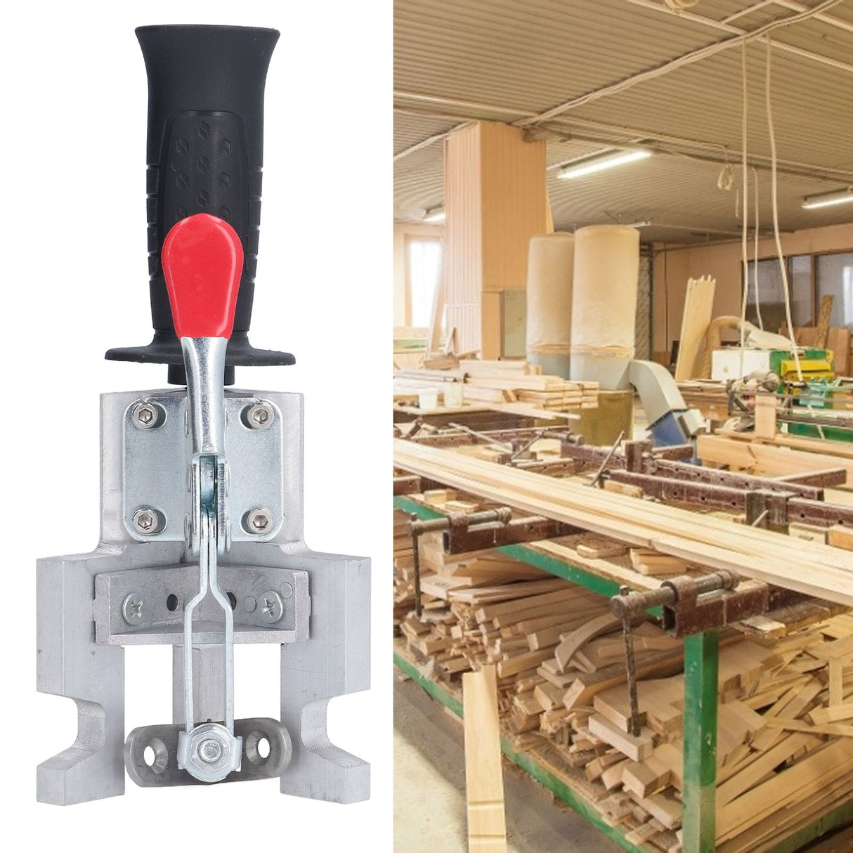 Woodworking 90° Right Angle Clamp DIY Positioning Corner Clamp for Furniture Installation