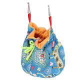 Parakeet Nest Soft Plush Warm Safe Foldable Portable Space Saving Easy Storage Bird Nest - Side View