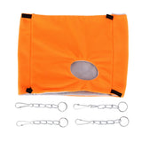 Bird Warm Nest Thermal Plush Cage Hanging Bed Hamster Double Layer Hammock for Winter Cold WeatherOrange