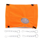 Bird Warm Nest Thermal Plush Cage Hanging Bed Hamster Double Layer Hammock for Winter Cold WeatherOrange