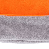 Bird Warm Nest Thermal Plush Cage Hanging Bed Hamster Double Layer Hammock for Winter Cold WeatherOrange