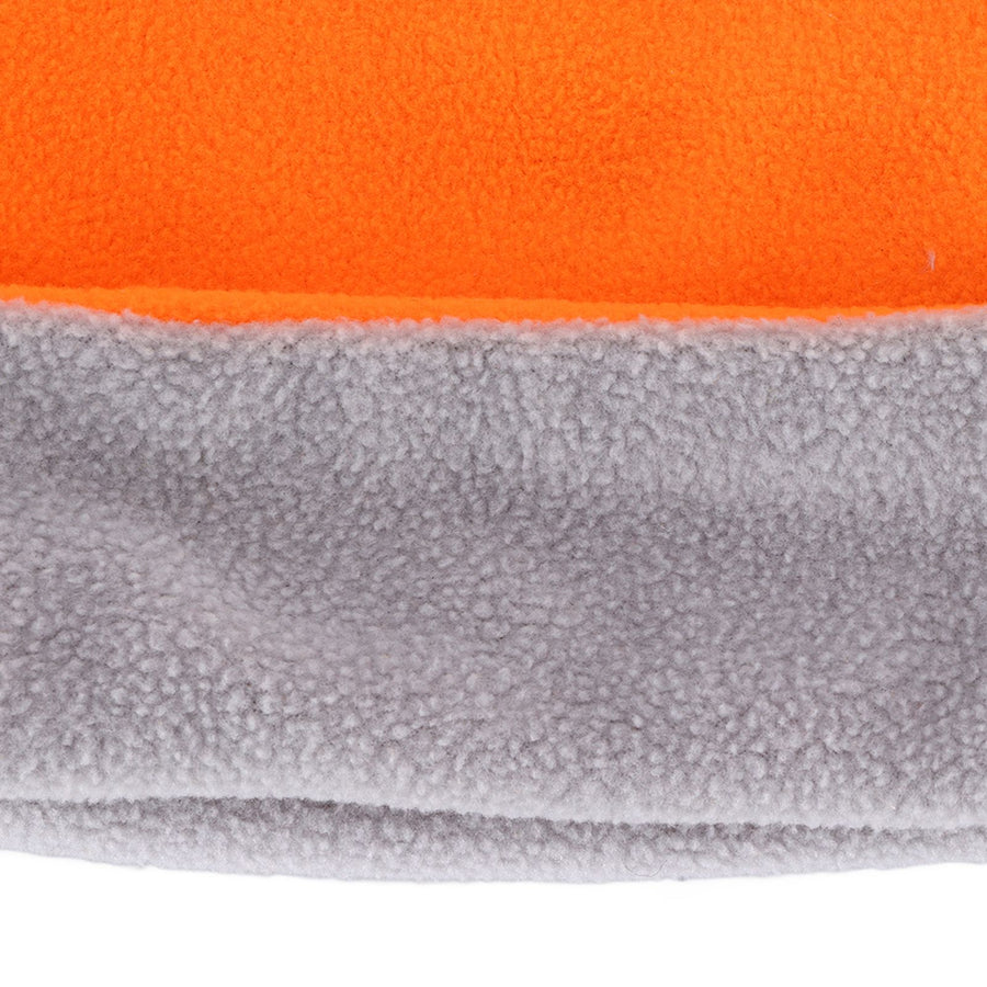 Bird Warm Nest Thermal Plush Cage Hanging Bed Hamster Double Layer Hammock for Winter Cold WeatherOrange