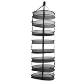 8 Layer Hanging Herb Buds Dry Net Detachable Collapsible Mesh Hydroponics Plant Drying Rack Net - Extra Image