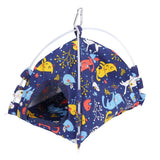 Bird Bed Hook Design Save Space Foldable Portable Soft Comfortable Hangable Bird Tent for Home Travelling - Front View