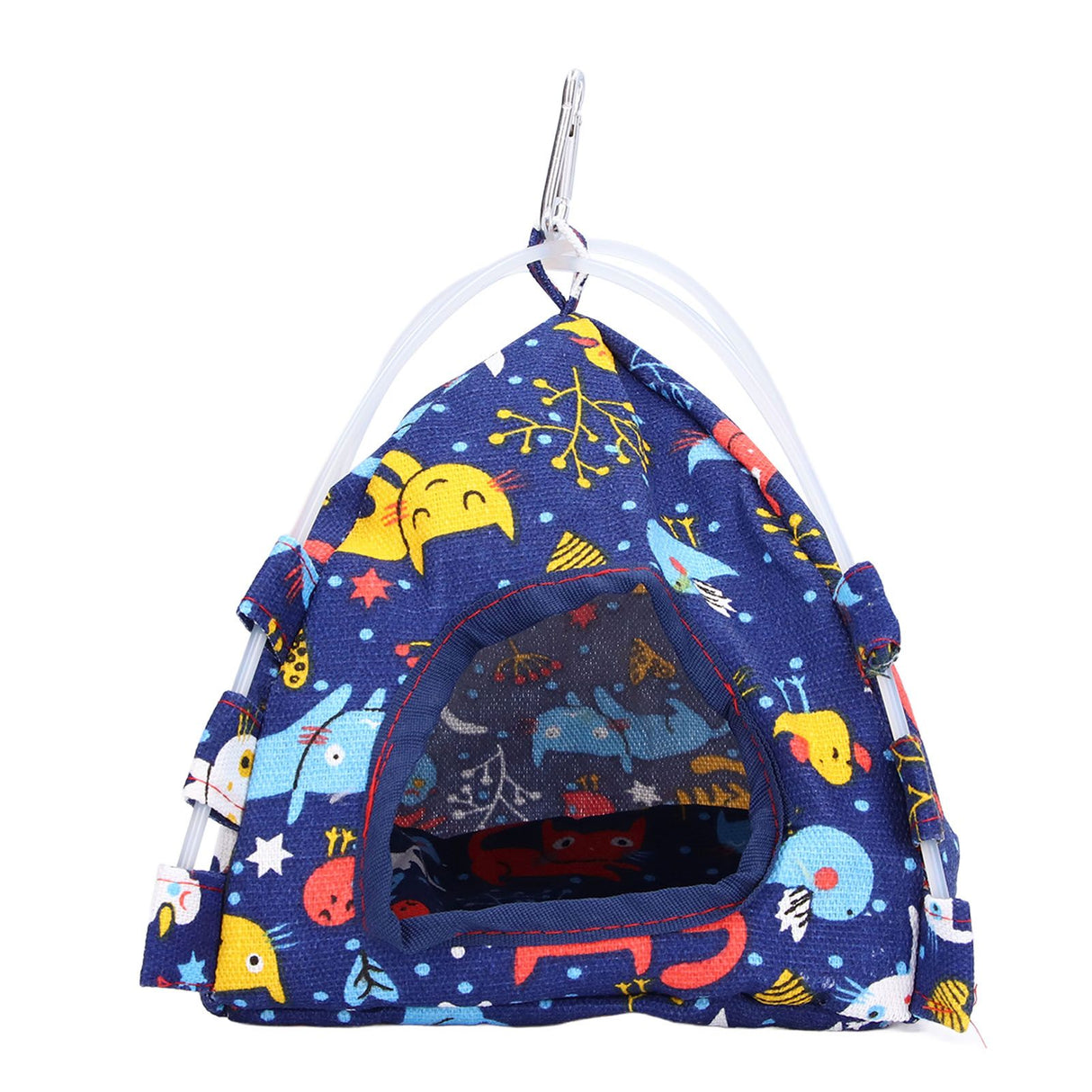Bird Bed Hook Design Save Space Foldable Portable Soft Comfortable Hangable Bird Tent for Home Travelling