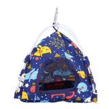 Bird Bed Hook Design Save Space Foldable Portable Soft Comfortable Hangable Bird Tent for Home Travelling - 45-Degree Angle