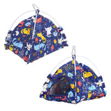 Bird Bed Hook Design Save Space Foldable Portable Soft Comfortable Hangable Bird Tent for Home Travelling