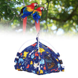 Bird Bed Hook Design Save Space Foldable Portable Soft Comfortable Hangable Bird Tent for Home Travelling - Extra Image
