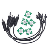 5PCS Garden Sprinklers Automatic Watering Grass Lawn 360 Degree Rotating Water Sprinkler - Low Angle