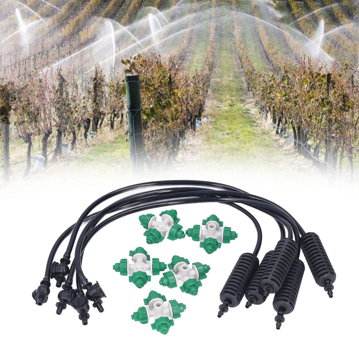 5PCS Garden Sprinklers Automatic Watering Grass Lawn 360 Degree Rotating Water Sprinkler