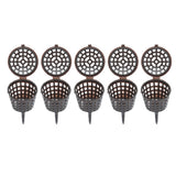 50Pcs Fertilizer Basket Plastic Sturdy Durable Planting Fertilization Box for Potted Plants Home Balconies Garden