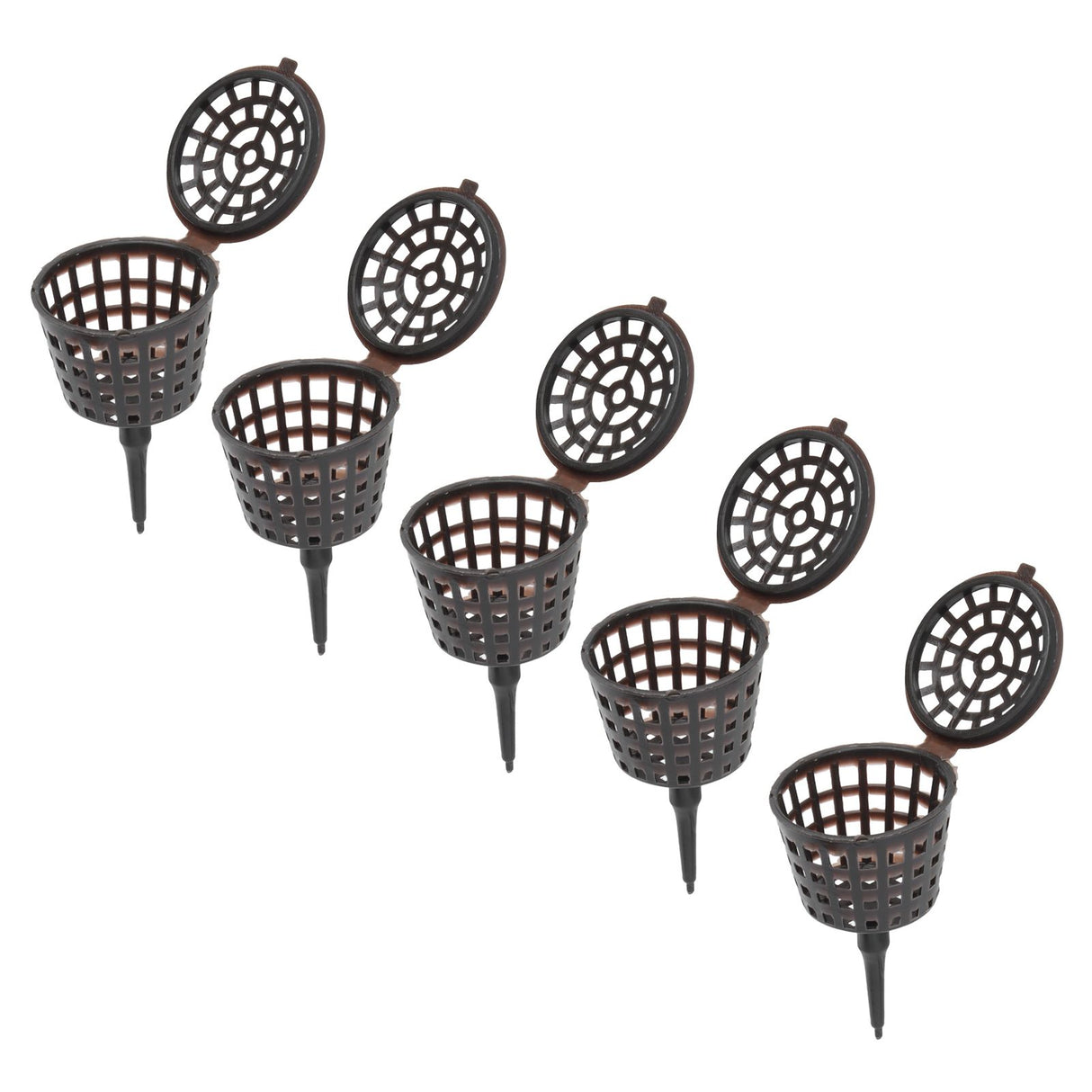 50Pcs Fertilizer Basket Plastic Sturdy Durable Planting Fertilization Box for Potted Plants Home Balconies Garden