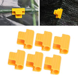50pcs/set Shade Cloth Clips Rust Resistance Steel Wire Pressure Film Clip for Greenhouse - Extra Image