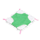 Small Pet Cage Hammock Parrot Warm Hanging Hammock Bird Nest Hut Bed for Hamsters Sugar Gliders Golden HamsterL Green