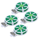 4pcs Plant Ties 50 Meters Green Twist Ties Wire with Built in Cutter for Garden Courtyard Indoor Plants Support Fixing