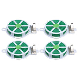 4pcs Plant Ties 50 Meters Green Twist Ties Wire with Built in Cutter for Garden Courtyard Indoor Plants Support Fixing