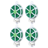 4pcs Plant Ties 50 Meters Green Twist Ties Wire with Built in Cutter for Garden Courtyard Indoor Plants Support Fixing