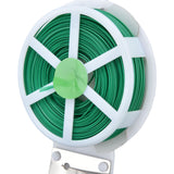 4pcs Plant Ties 50 Meters Green Twist Ties Wire with Built in Cutter for Garden Courtyard Indoor Plants Support Fixing - Extra Image