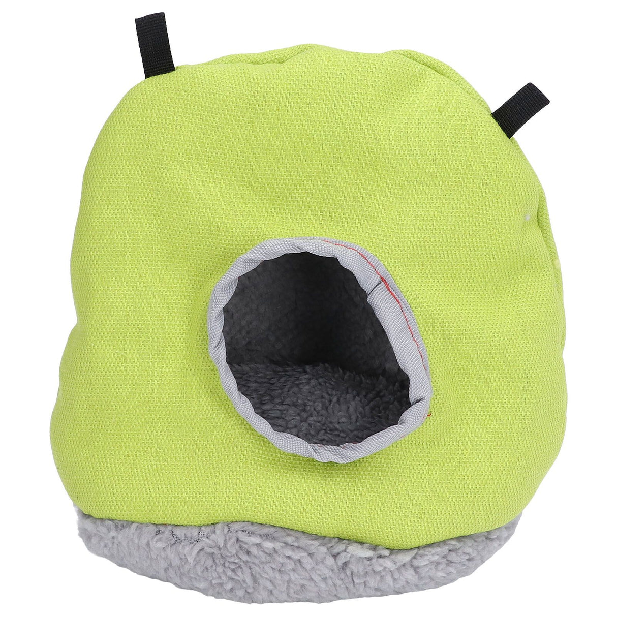 Warm Birdhouse Round Shape Soft Plush Save Space Easy Clean Safety Parrots HouseGreen