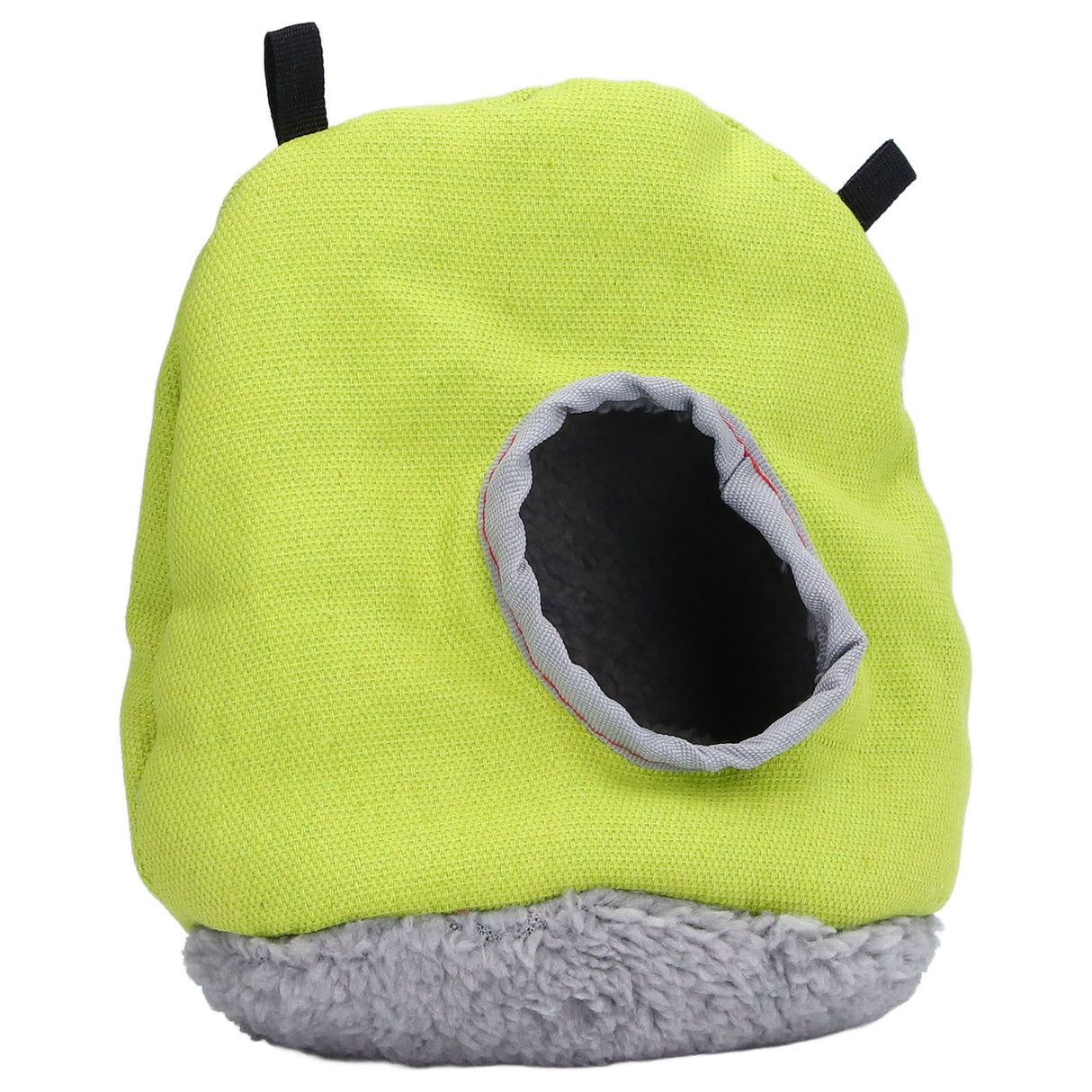 Warm Birdhouse Round Shape Soft Plush Save Space Easy Clean Safety Parrots HouseGreen
