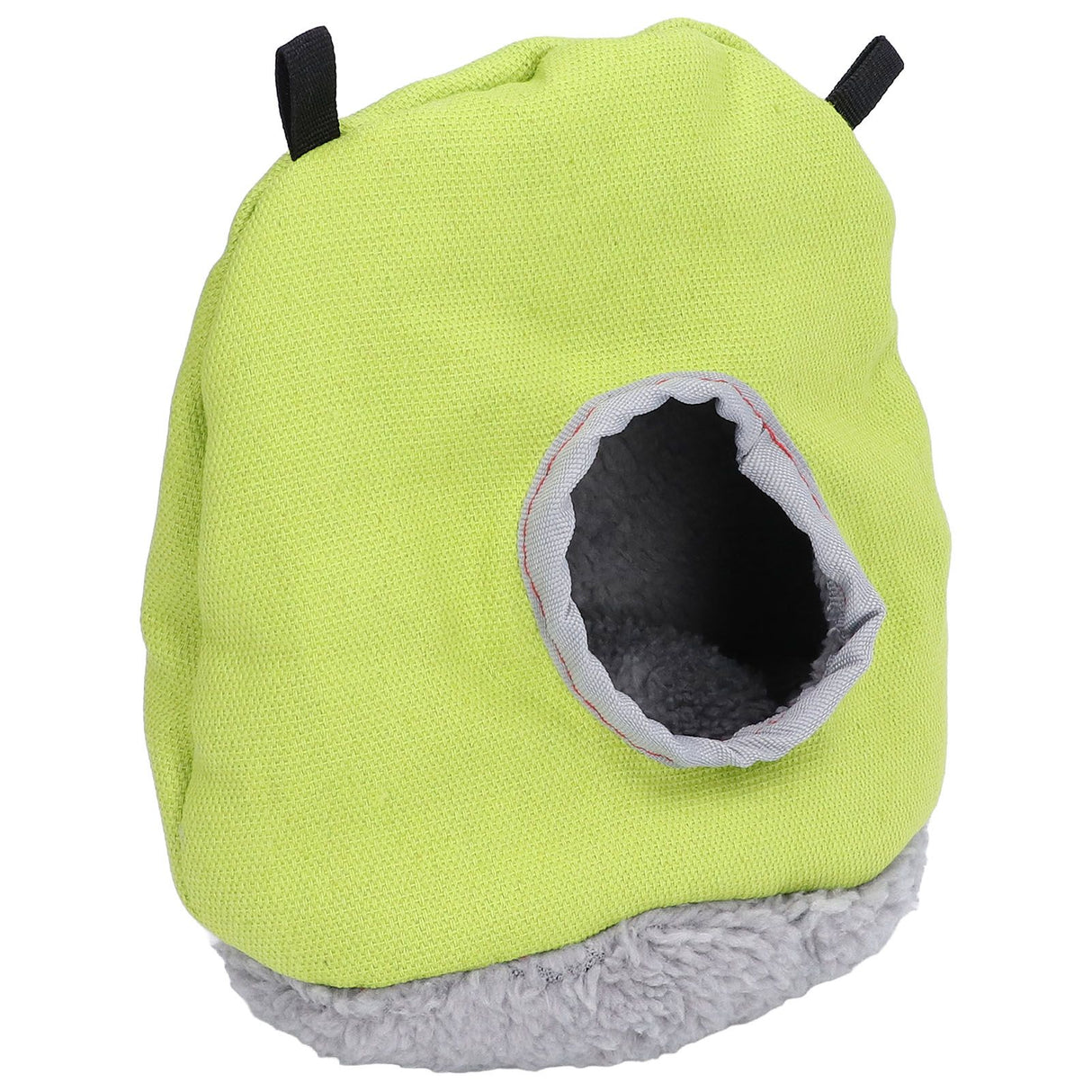 Warm Birdhouse Round Shape Soft Plush Save Space Easy Clean Safety Parrots HouseGreen